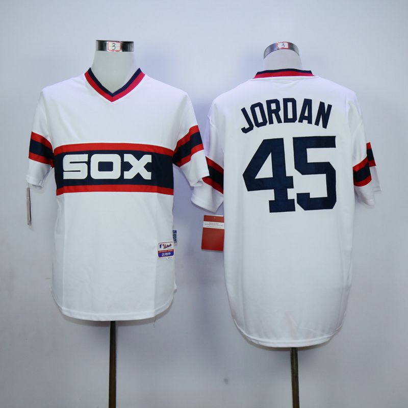 Men Chicago White Sox 45 Jordan White MLB Jerseys1